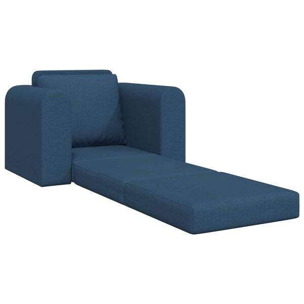 vidaXL Schlafsofa Blau 98 x 71 x 83 cm Stoff
