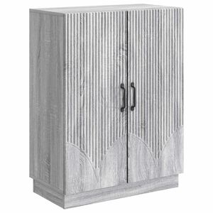 vidaXL Sideboard Graues Sonoma 66 x 34,5 x 87 cm Holzwerkstoff