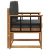 vidaXL Outdoor-Sofa Massives Akazienholz und Polyester Natur