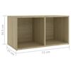 vidaXL 5-tlg. TV-Schrank-Set Sonoma-Eiche Holzwerkstoff