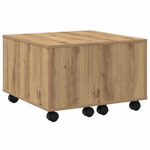 vidaXL Couchtisch Artisan-Eiche 60x60x38 cm Holzwerkstoff
