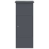 vidaXL Paketdrop-Box mit Speicher Anthrazit 44,5 x 29 x 110,5 cm Stahl