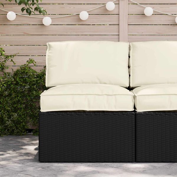 vidaXL Palettenkissenset 2 pcs Creme Oxford-Stoff