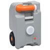 vidaXL Camping-Wassertank mit Rollen 25 L Grau