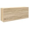 vidaXL Bad-Wandschrank Sonoma-Eiche 100x25x40 cm Holzwerkstoff