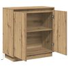 vidaXL LED-Sideboard Artisan-Eiche 71 x 34,5 x 75 cm Holzwerkstoff