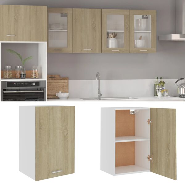 vidaXL Hängeschrank Lyon Sonoma-Eiche 39,5x31x60 cm Holzwerkstoff