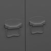 vidaXL Industrial Kleiderschrank Anthrazit 90x50x180 cm Metall