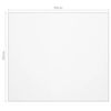 vidaXL Tischfolie Transparent 90x90 cm 1,6 mm PVC
