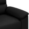 vidaXL 2-Sitzer-Sofa Schwarz 120 cm Kunstleder