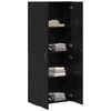 vidaXL Büroschrank mit Tür Schwarze Eiche 60 x 32 x 153 Holzwerkstoff