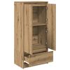 vidaXL Schrank mit Schublade Artisan-Eiche 55,5x34x119,5 cm