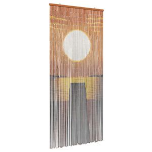 vidaXL Insektent&uuml;rvorhang Mehrfarbig 200 x 90 cm Bambus
