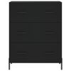 vidaXL Sideboard Schwarz 69,5x34x90 cm Holzwerkstoff