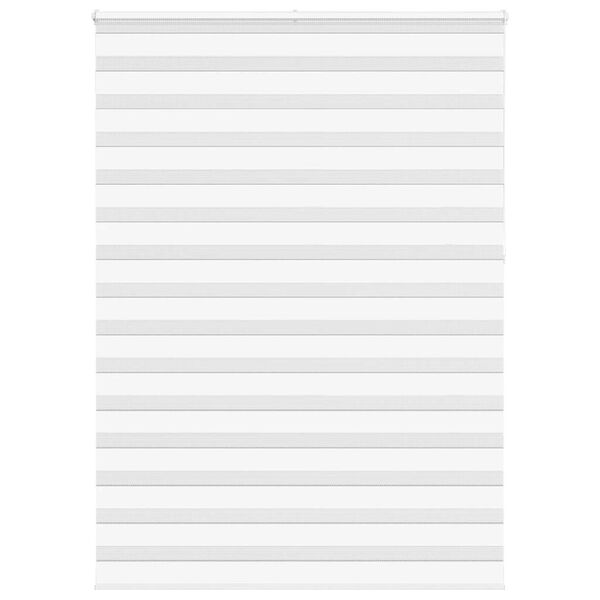 vidaXL Doppelrollo Wei&szlig; 165x230 cm Stoffbreite 160,9 cm Polyester