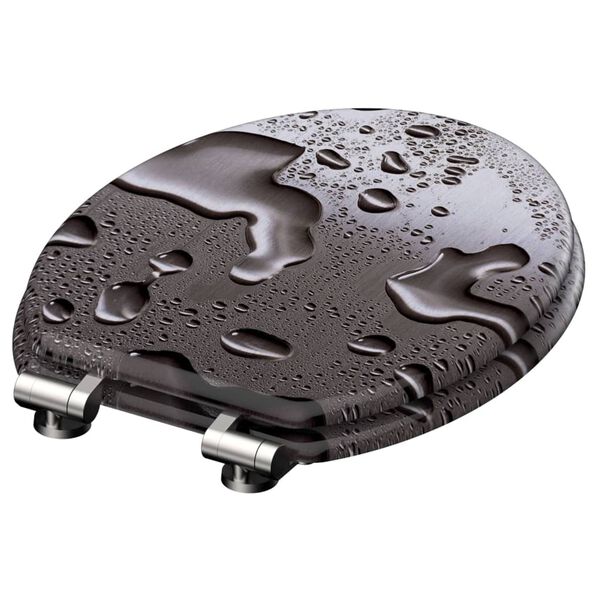 SCH&Uuml;TTE WC-Sitz mit Absenkautomatik GREY STEEL