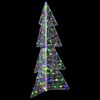 vidaXL Weihnachtsbaum mit 160 LEDs Mehrfarbig 150 cm Acryl