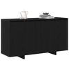 vidaXL Sideboard Schwarz Eichen-Optik 135 x 41 x 75 cm Holzwerkstoff