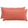 vidaXL Kissenbezug 2 pcs HEERLEN Rot-Orange 40 x 70 cm Cord