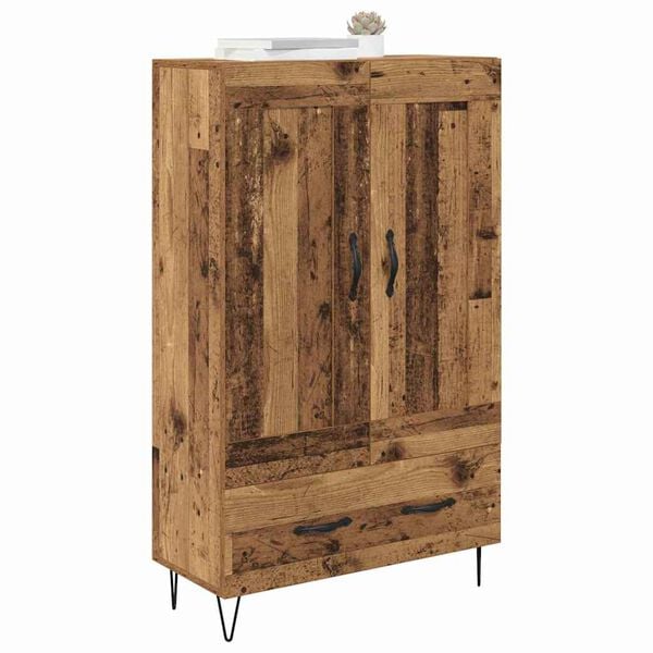 vidaXL Highboard Altholz 69,5 x 31 x 115 cm Holzwerkstoff