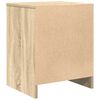 vidaXL Nachttische 2 Stk. mit Schublade Sonoma-Eiche 40x34x50 cm