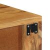vidaXL TV-Wandschrank 80x30x19 cm Massivholz Akazie