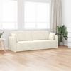 vidaXL Boden-Sofa-Bett 200cm Creme Samt