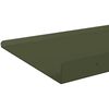 vidaXL Schwebendes Regal 4 pcs Olive Gr&uuml;n 80 x 18 x 2,5 cm Stahl