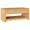 vidaXL Couchtisch Drammen Eiche 99 x 55 x 45 cm Massivholz Kiefer