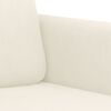 vidaXL 2-Sitzer-Sofa Creme 120 cm Samt