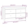 vidaXL Beistellschrank Honigbraun 100x40x54 cm Massivholz Kiefer