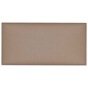 vidaXL Wandkopfteilen 12 stk. 30 x 15 cm Cappuccino Stoff