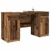 vidaXL Schreibtisch mit Regal Altholz 140 x 49 x 76 cm Holzwerkstoff