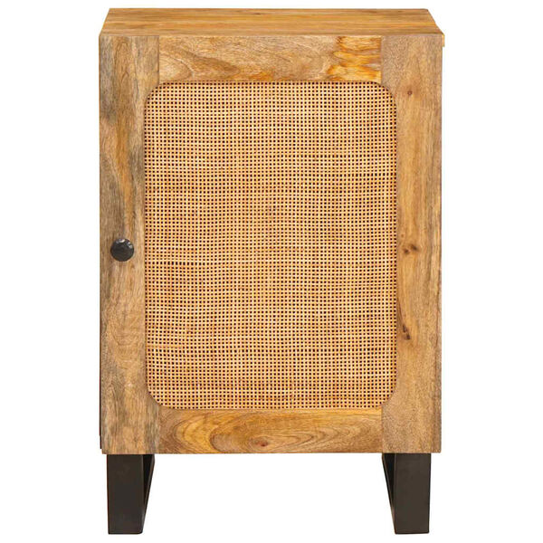 vidaXL Badezimmerschrank Braun 38 x 33 x 58 cm Massivholz Mango