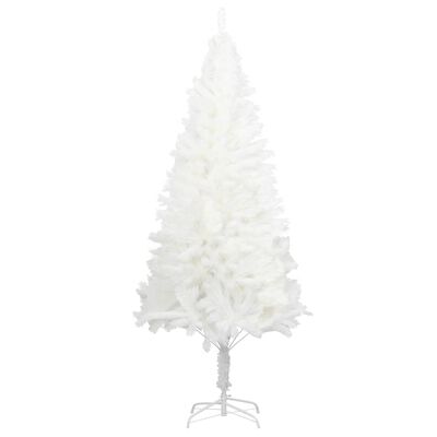 vidaXL Künstlicher Weihnachtsbaum Naturgetreue Nadeln Weiß 120 cm