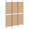 vidaXL 3-teiliger Raumteiler Beige 150 x 200 cm Stoff