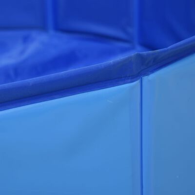 vidaXL Hundepool Faltbar Blau 80 x 20 cm PVC
