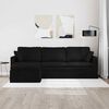 vidaXL Sofa Schwarz 198 x 134 x 80 cm Samt