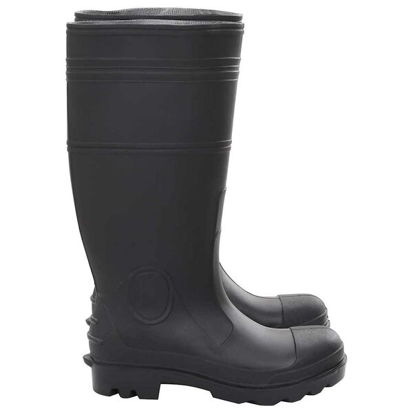 vidaXL Gummistiefel Schwarz Gr&ouml;&szlig;e 38 PVC