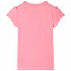 Kinder-T-Shirt Neonrosa 92