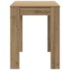 vidaXL Esstisch Artisan-Eiche 120x60x76 cm Holzwerkstoff