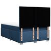 vidaXL Boxspringbett mit Matratze Blau 140x190 cm Stoff