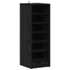 vidaXL Schuhschrank 32 x 35 x 90 cm Holzwerkstoff Schwarz Eichen-Optik