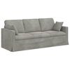 vidaXL Sofa 2 pcs Hellgrau