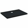 vidaXL Duschbodenablage mit Punkten 100 x 70 x 4 cm ABS Schwarz