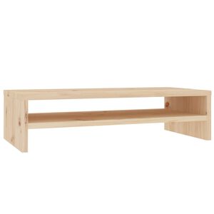 vidaXL Monitorst&auml;nder 50x24x13 cm Massivholz Kiefer