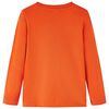 Kinder-Langarmshirt Orange 116