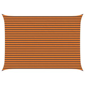 vidaXL Sonnensegel Orange und Braun 5 x 3,5 m 100 % Polyester Oxford