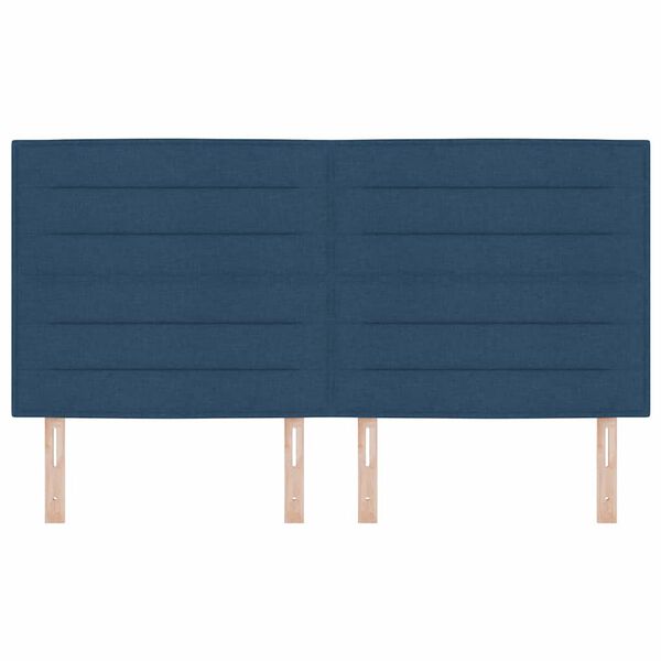 vidaXL Kopfteil Blau 180 cm Stoff