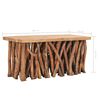 vidaXL Couchtisch 100x40x47,5 cm Massives Altholz und Teakholz